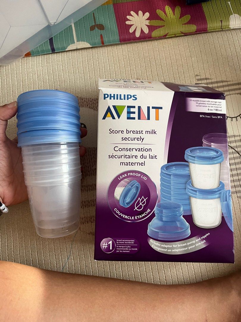 Philips avent reusable breast milk shop storage cups