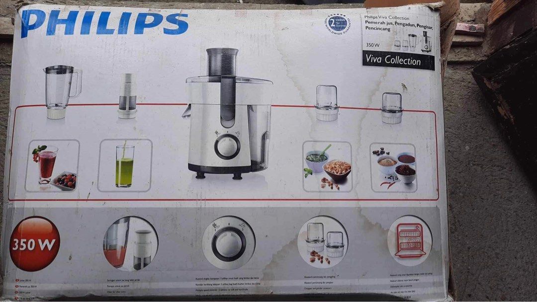 Philips Viva Collection Juicer Blender Grinder and Chopper on Carousell