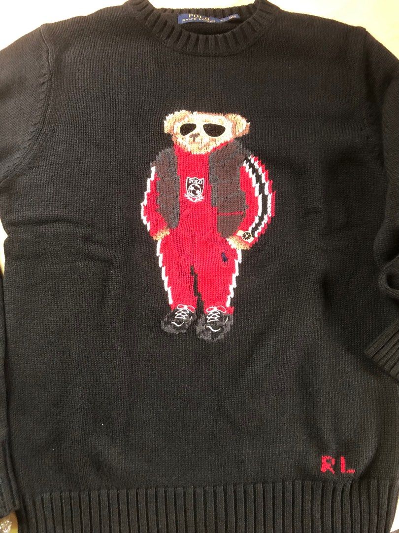 Polo bear wool store sweater
