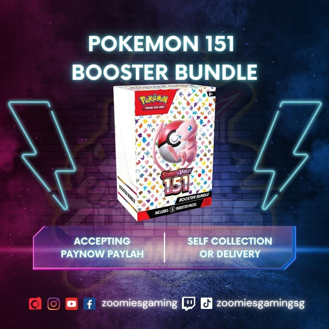 Pokémon 151 Booster bundle (6 booster packs)