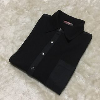 Louis Vuitton Men's XXL Ultra Rare Damier Ebene Collar Polo Shirt