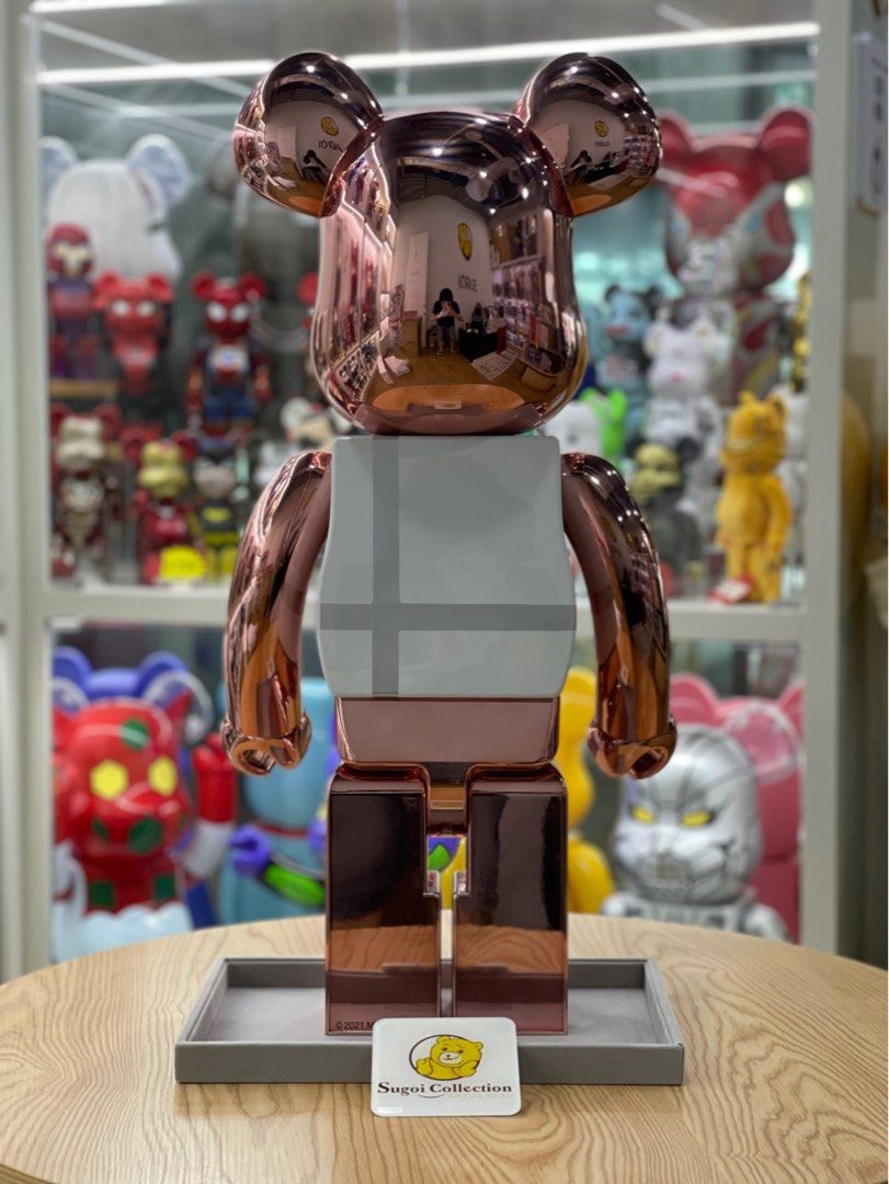 PINK GOLD CHROME Ver. 1000%（BE@RBRICK MEDICOM TOY PLUS PINK