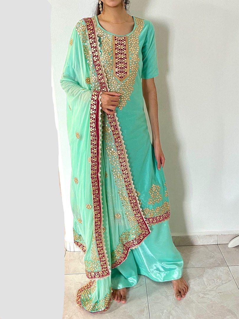 Punjabi plazzo suit store
