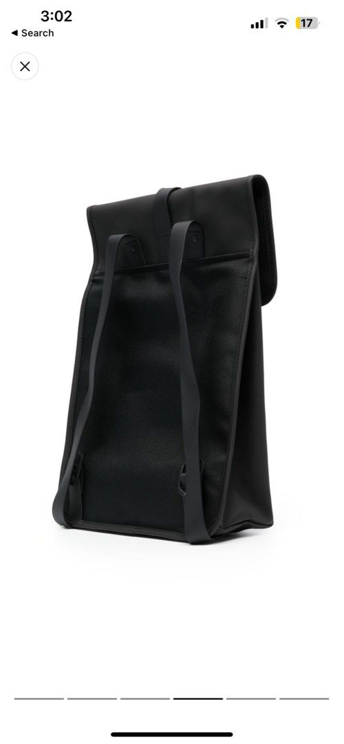 Rains store backpack size