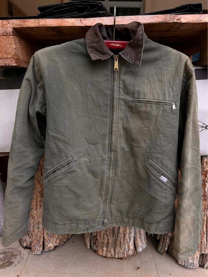 RARE COLOR CARHARTT DETROIT JACKET 80s, Men's Fashion, Coats