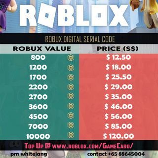 Roblox Robux Serial Code Top Up, Video Gaming, Gaming Accessories, Game  Gift Cards & Accounts on Carousell