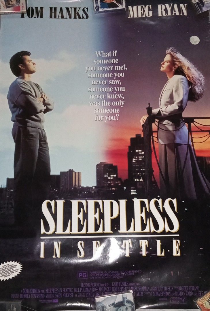 SLEEPLESS IN SEATTLE MOVIE POSTER (27x39 inches) on Carousell