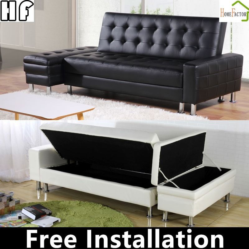 HF New!! Sofa Bed With Storage Small Living Room Sofa Free Delivery ...