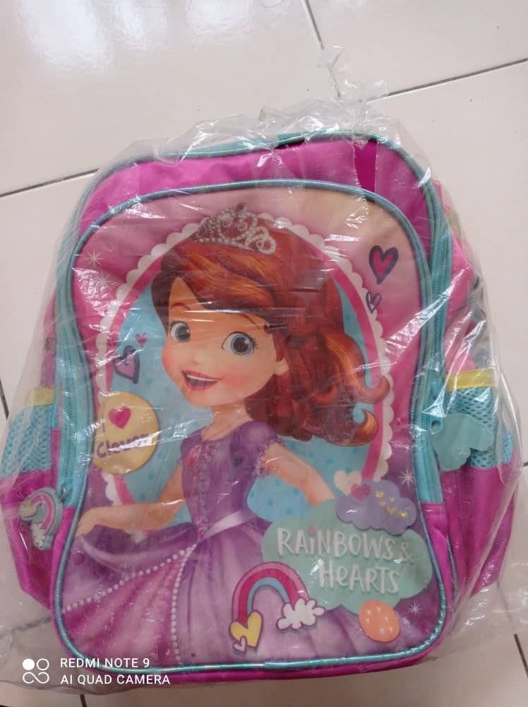 Sofia the first school bag on sale