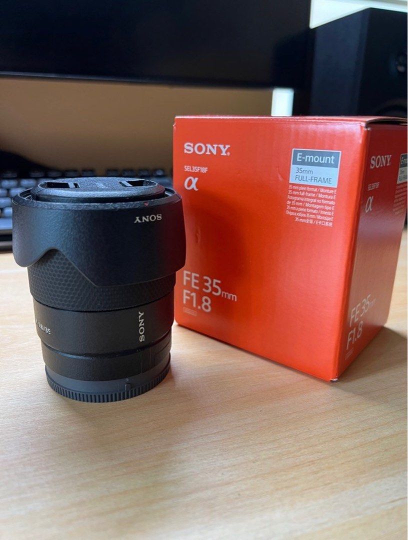 Sony E-mount FE 35mm F1.8 sel35f18f 全畫幅, 攝影器材, 鏡頭及裝備