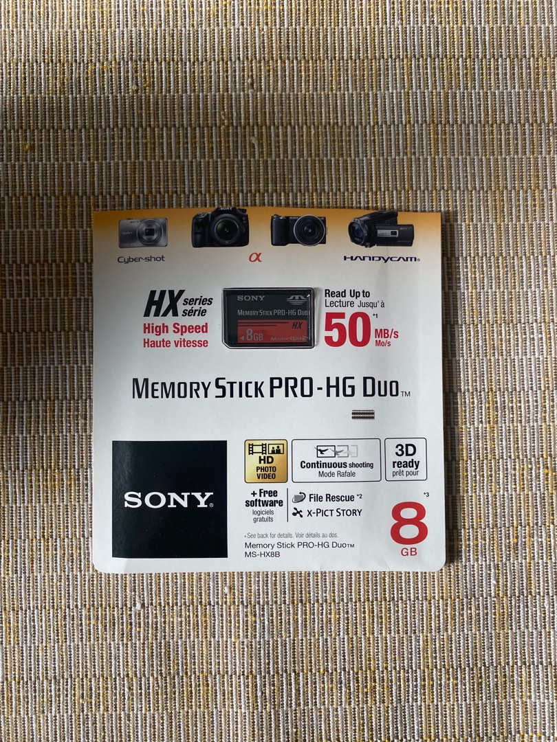 Sony Memory Stick ProHG Duo 8gb, Mobile Phones & Gadgets, Mobile