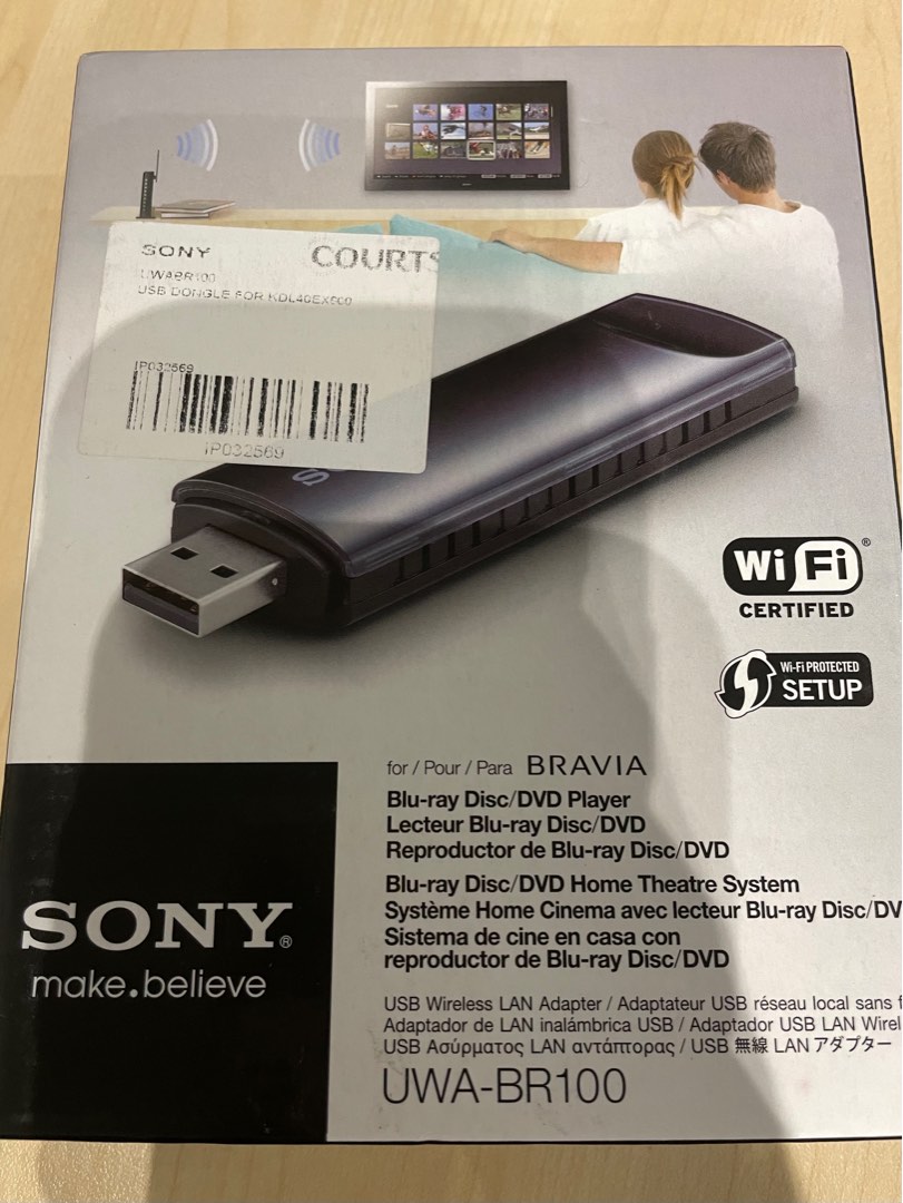 Bravia Wireless Adapter SONY UWA-BR100 USB Wireless LAN