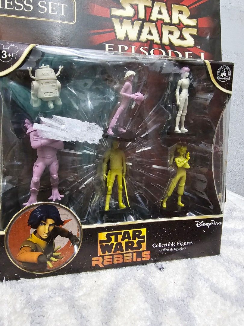 Star Wars Rebels Collectible Figures (Category: Figurines & Statues) located in Baguio. Submitted by thriftfinds_2600 (Listing ID 1244599713, Image 1). Description: Item is new but box not in mint condition. Check all photos for details. MOP: Gcash MOD: Flash.