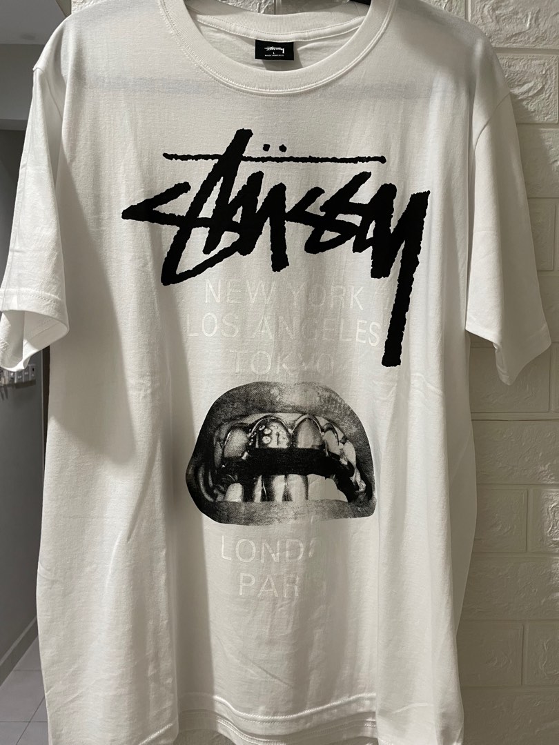 Buy Stussy x Rick Owens World Tour Collection T-Shirt 'White' - 3903641  WHIT