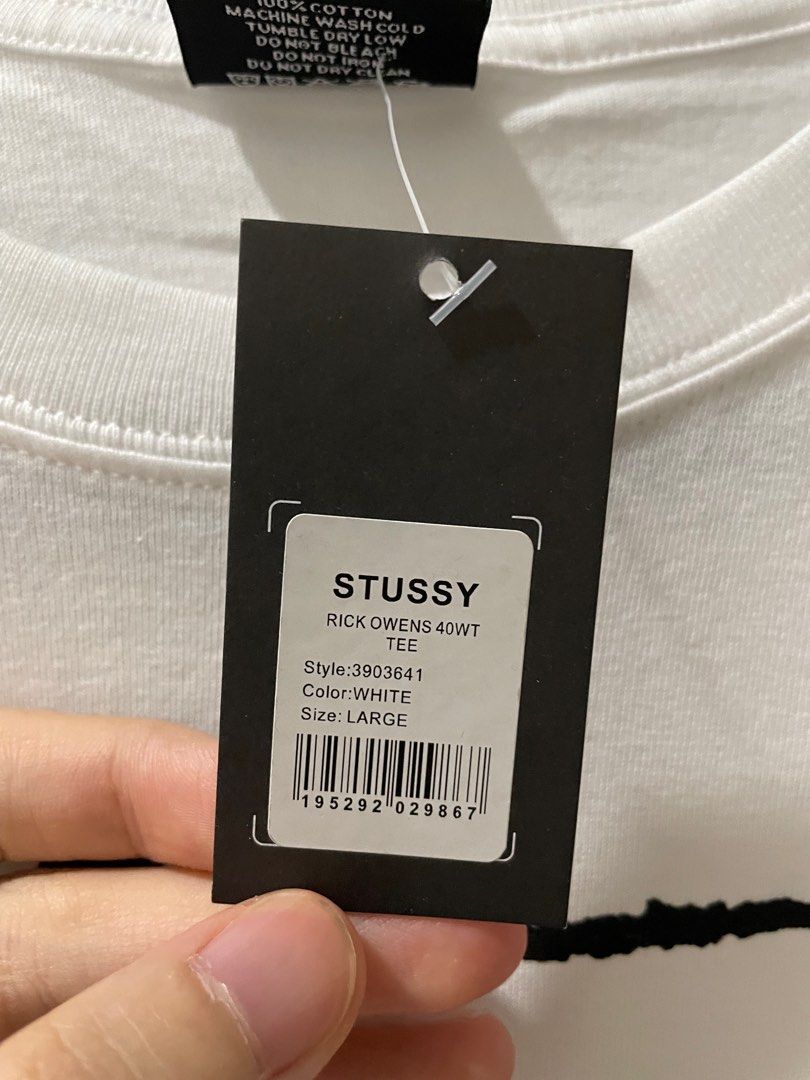 Buy Stussy x Rick Owens World Tour Collection T-Shirt 'White' - 3903641  WHIT