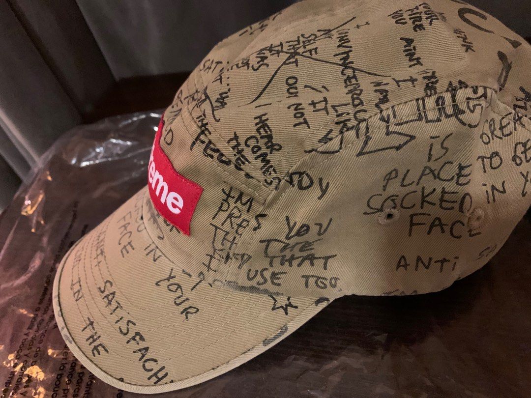 Supreme Gonz Poems Camp Cap Khaki, 名牌, 飾物及配件- Carousell