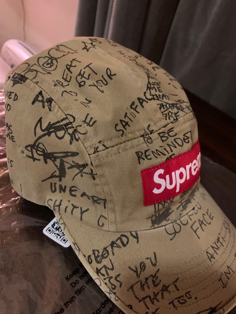 Supreme Gonz Poems Camp Cap Khaki, 名牌, 飾物及配件- Carousell