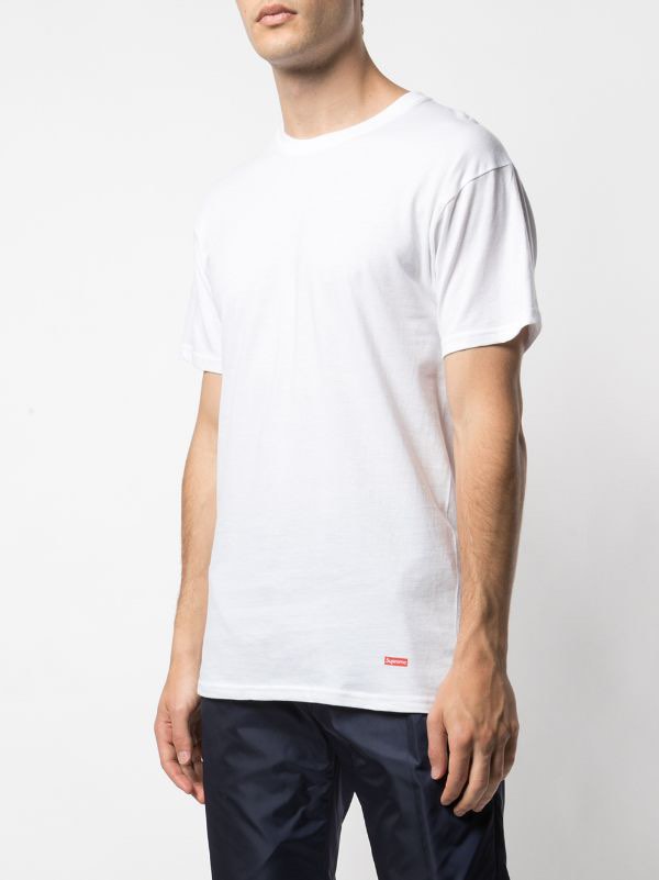 Supreme hanes t shirt sizing top