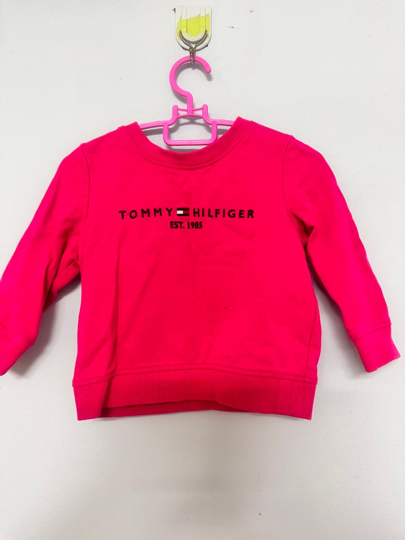 Baby pink deals tommy hilfiger jumper