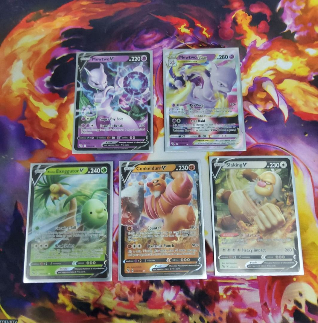 Sword & Shield: Pokemon Go - Mewtwo V (030/078 - Ultra Rare), Mewtwo VSTAR ( 031/078 - Ultra