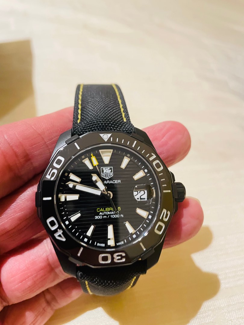 TAG HEUER AQUARACER 300 Automatic Watch, 41 mm, Titanium, Luxury