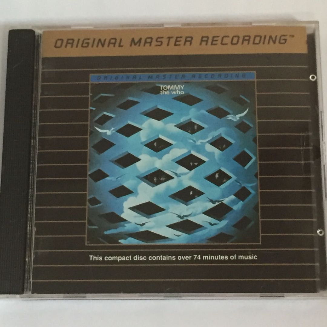 The Who Tommy CD Mobile Fidelity MFSL 24k gold CD USA 美版金