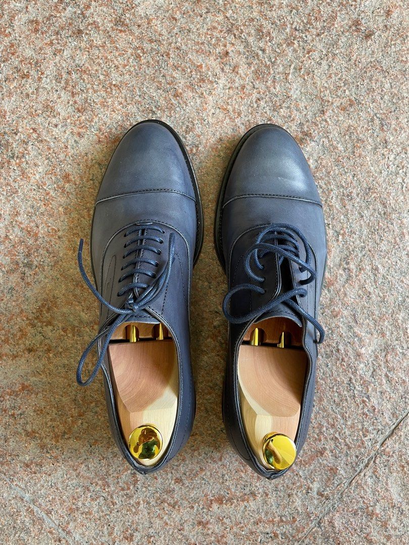 Tod s Oxford Shoes in Blue Men s Fashion Footwear Dress Shoes