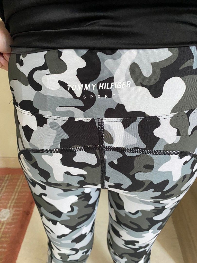 TOMMY HILFIGER SPORT LEGGING Fesyen Wanita Pakaian Wanita