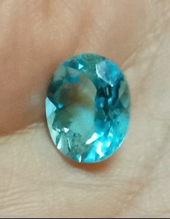 Sky Blue Topaz Gemstone, 4.7cts