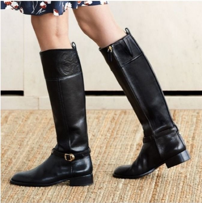 Tory Burch Riding Boots on Carousell