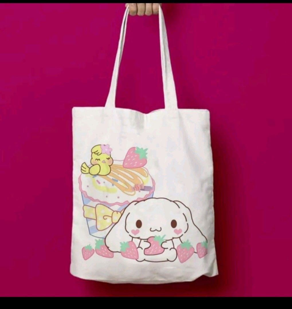 Cinnamoroll Tas Tote Bag Miniso Cinnamoroll Gift Bag Sanrio