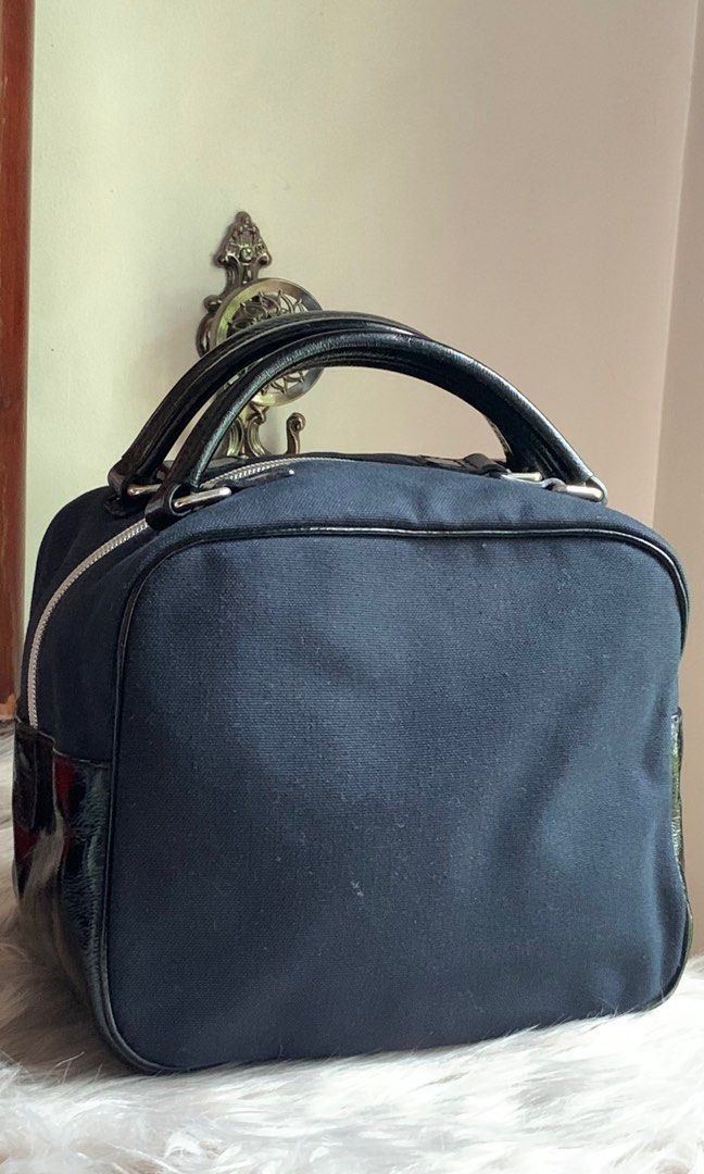 Trussardi Jeans handbag (Category: Luxury Bags & Wallets) located in Malolos. Submitted by flapnbloom.ph (Listing ID 1244641779, Image 2). Description: Rare Trussardi Jean box typed handbag MOP: Bank transfer/GCash Pm for inquiries.