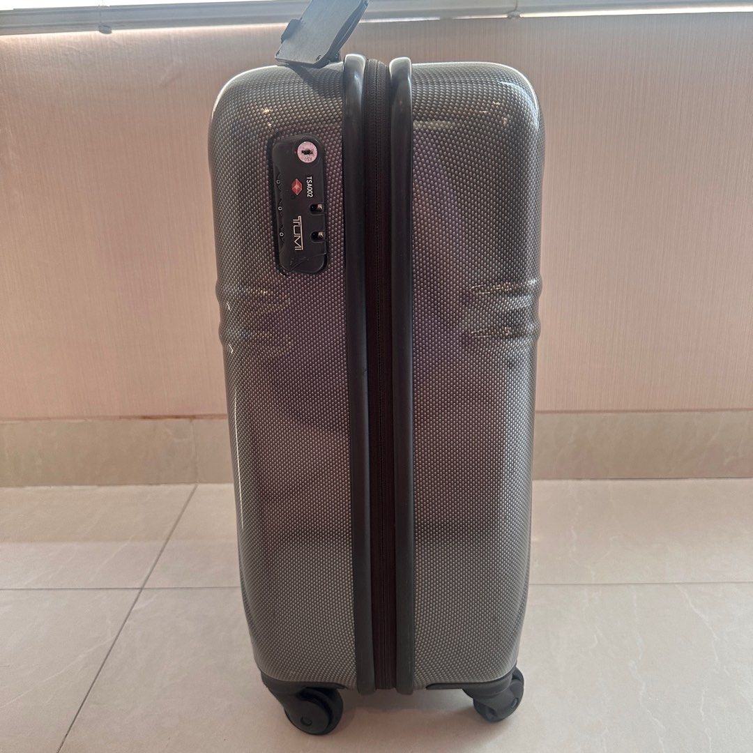 TUMI Luggage International Hard Side Carry On Suitcase 28220 Cabin Grey 32X45X19.5cm Koper