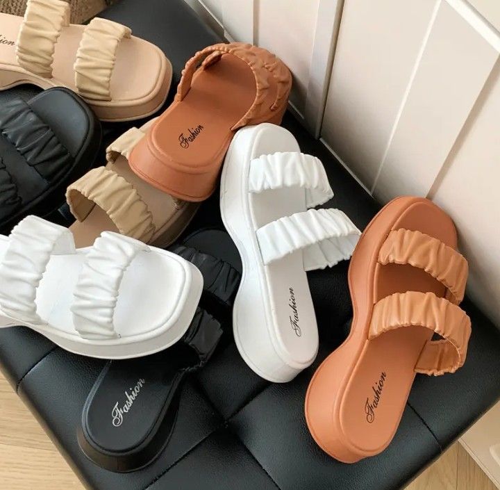 Sandals with two sale thick straps