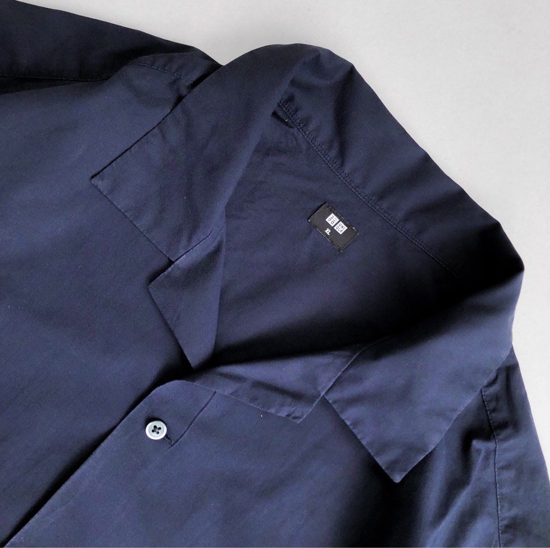Uniqlo Bowling Blank Shirt on Carousell