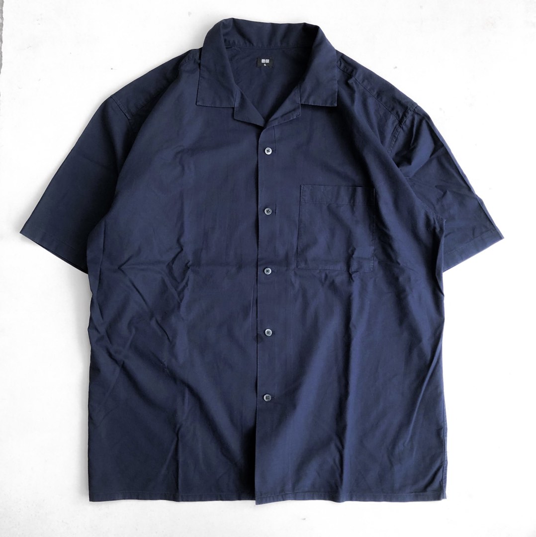 Uniqlo Bowling Blank Shirt on Carousell