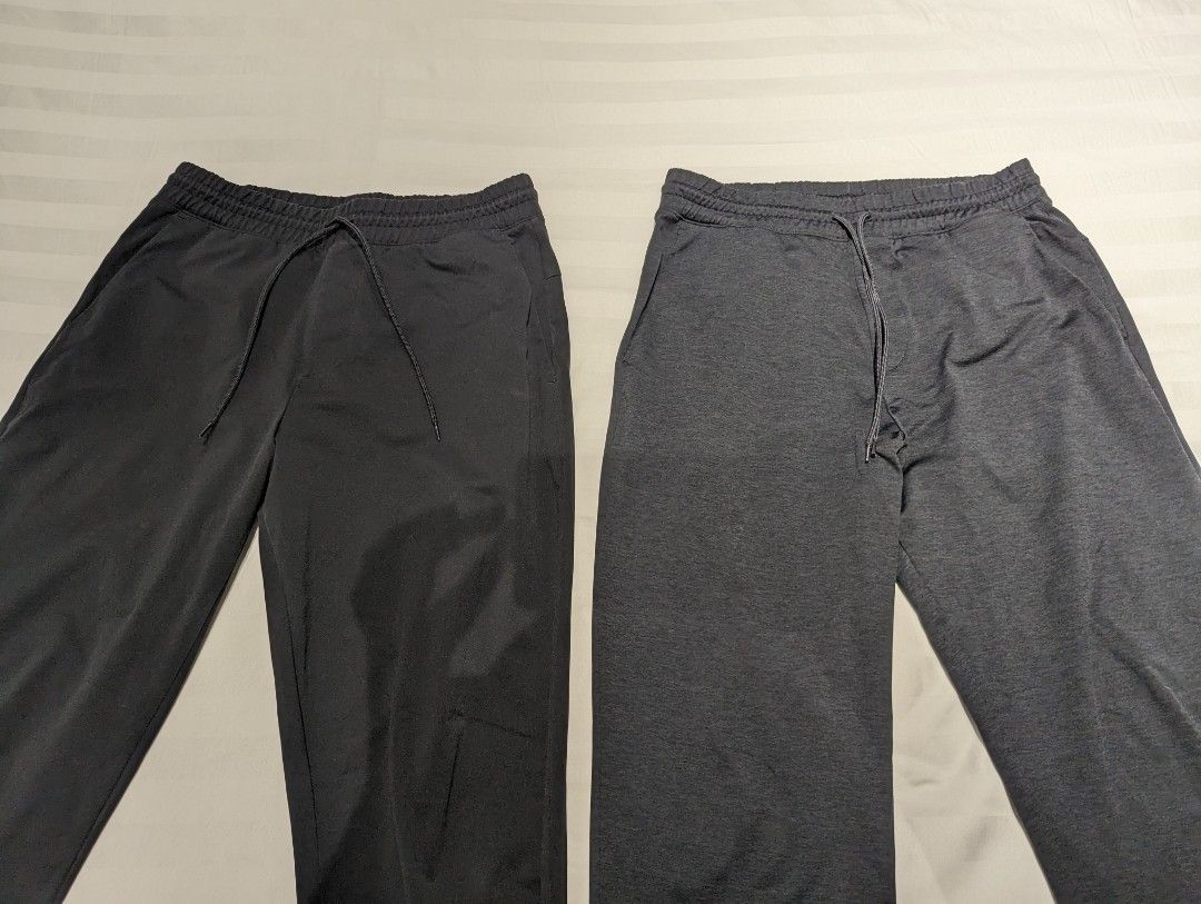 Uniqlo black ultra stretch dry-ex jogger pants, Men's Fashion, Activewear  on Carousell