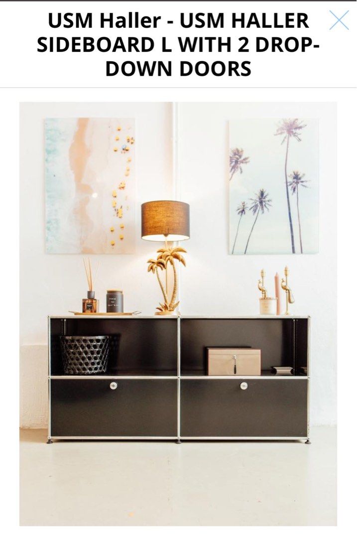 USM Haller Cabinet, 傢俬&家居, 傢俬, 書櫃、櫃子及架 - Carousell