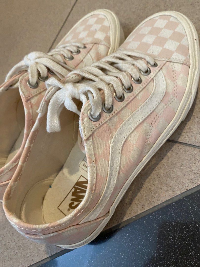 All white old skool vans womens on sale