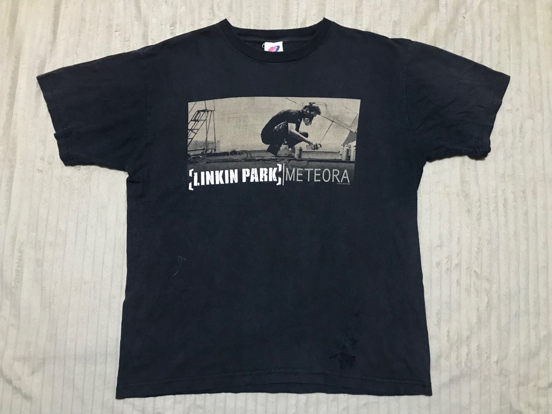 Linkin Park Meteora T-Shirt Uomo – 100% Cotone, Vestibilità Regular, Stampa Fronte/Retro – Taglie S-XXL