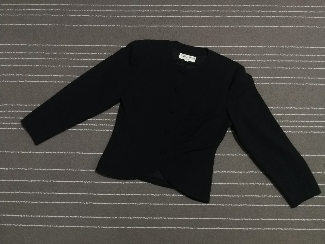 Chemisier Vintage En Laine Hanae Mori - Marquage Dayton’s Oval Room - Taille S - Occasion Très Bon état