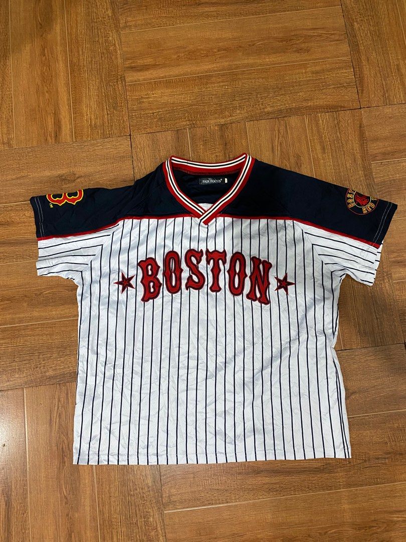 VINTAGE MLB BOSTON RED SOX JERSEY, Women's Fashion, Tops, Shirts on  Carousell