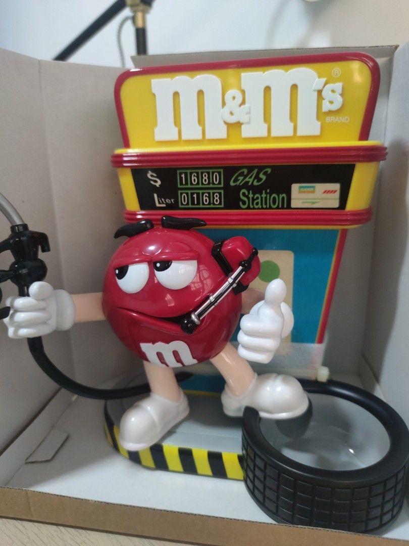 Vintage M&M's Gas Station Dispenser Collectible, Hobbies & Toys, Toys & Games on Carousell