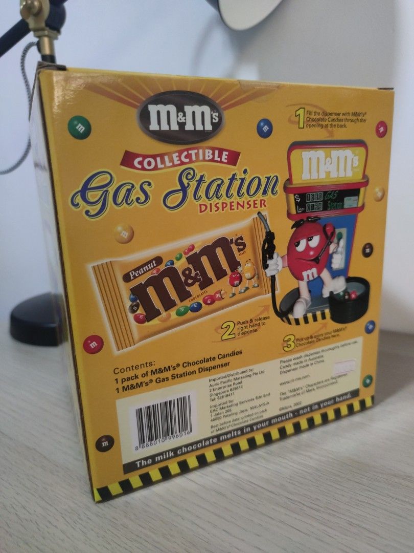 Vintage M&M's Gas Station Dispenser Collectible, Hobbies & Toys, Toys & Games on Carousell