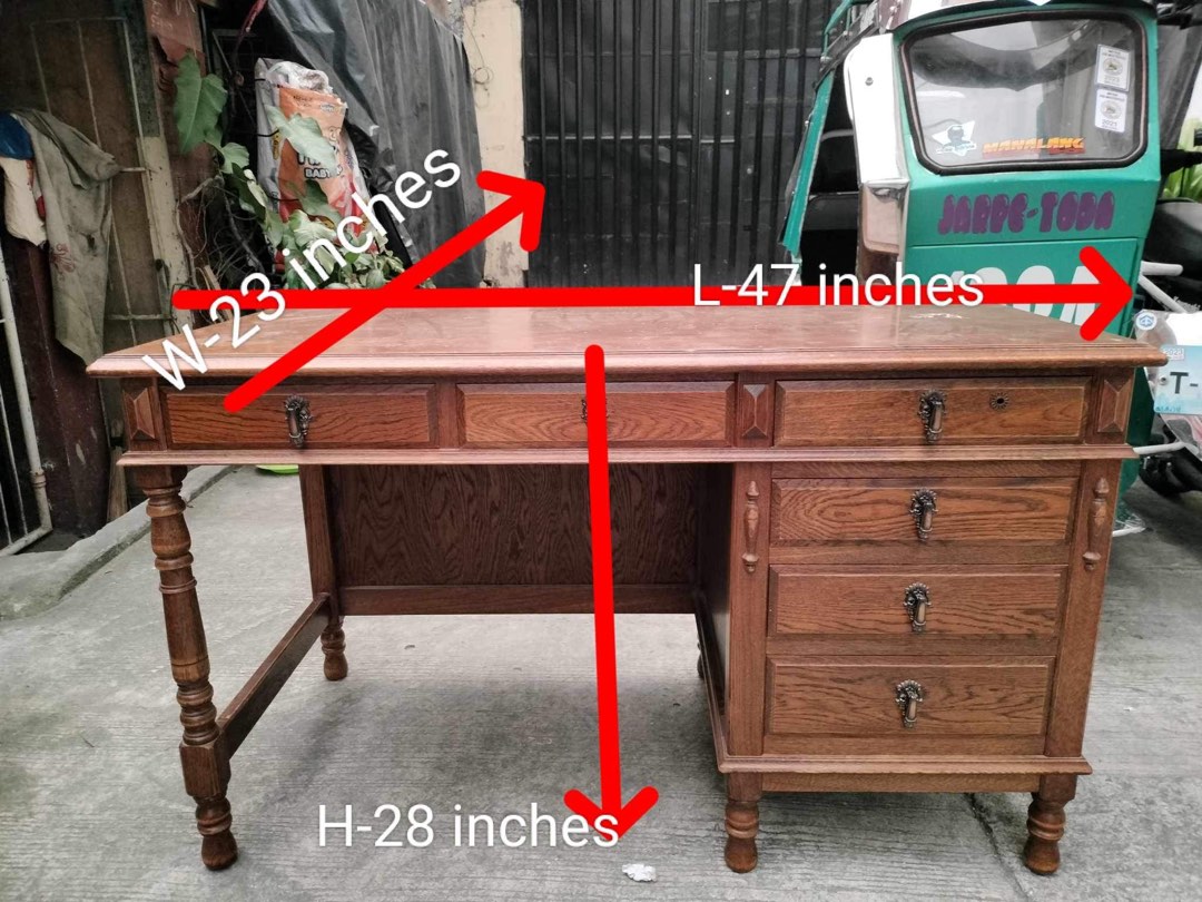 Vintage Office table Japan surplus on Carousell