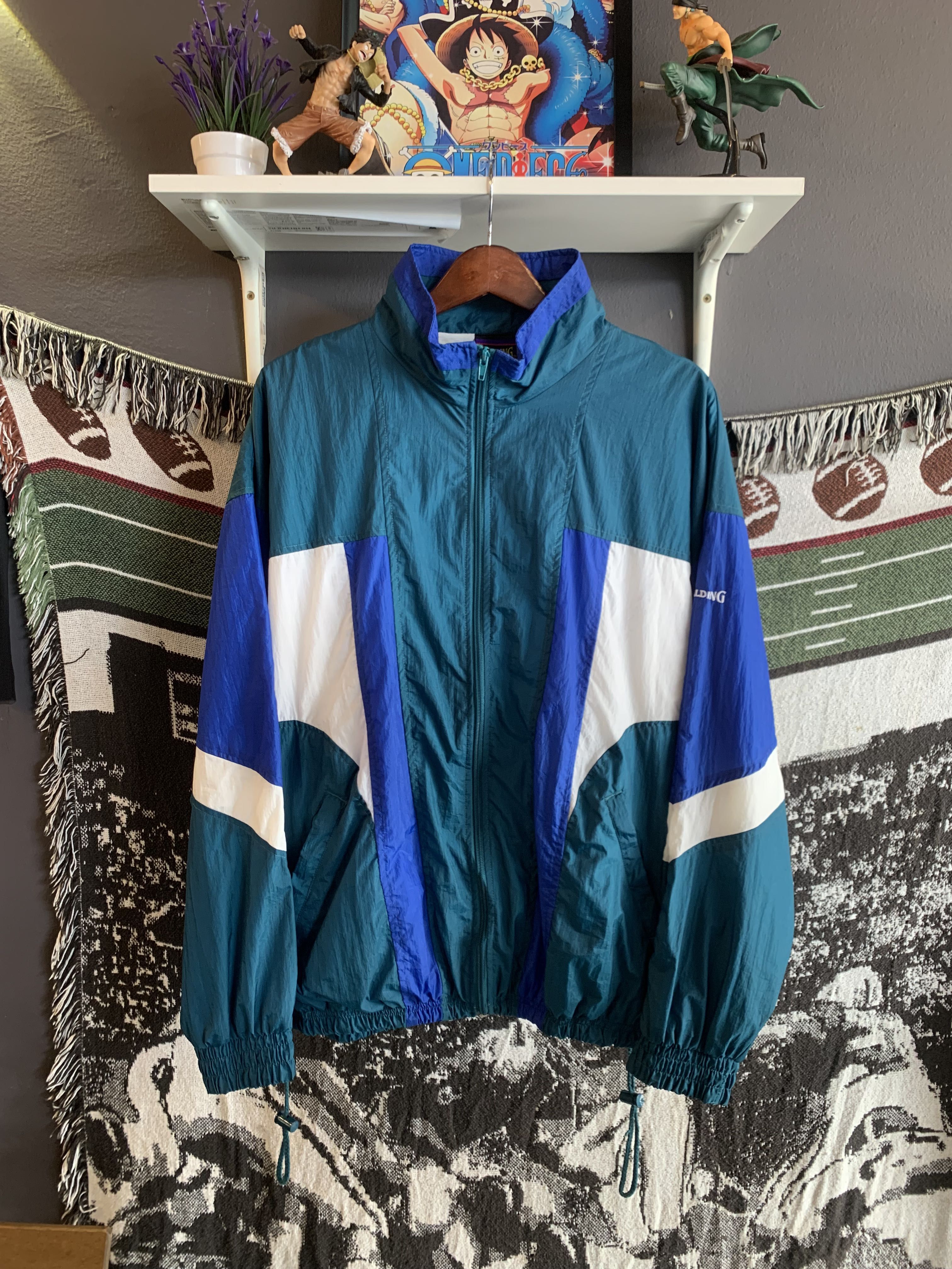 Vintage color block clearance windbreaker