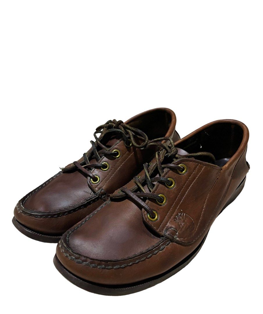 VINTAGE STYLE TIMBERLAND LOAFER LEATHER FORMAL STYLE STREET CASUAL