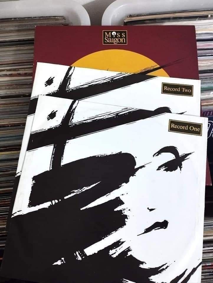 VINYL RECORD (Category: Vinyls) located in Valenzuela. Submitted by musiqueviberecords (Listing ID 1244478884, Image 3). Description: Sale!!!💁❤️ Miss Saigon 2 record set Original cast recording 20 page booklet inserts includes cast,pictures and scripts German Pressing VG+/NM P 4,000 👉 new outer sleeves included 👉 playgraded 👉 LBC (☑️) / lalamove For orders and inquiries and further details 📲 KEEP SPINNING 📀📀📀 STAY SAFE ❤️😷 Thank you.