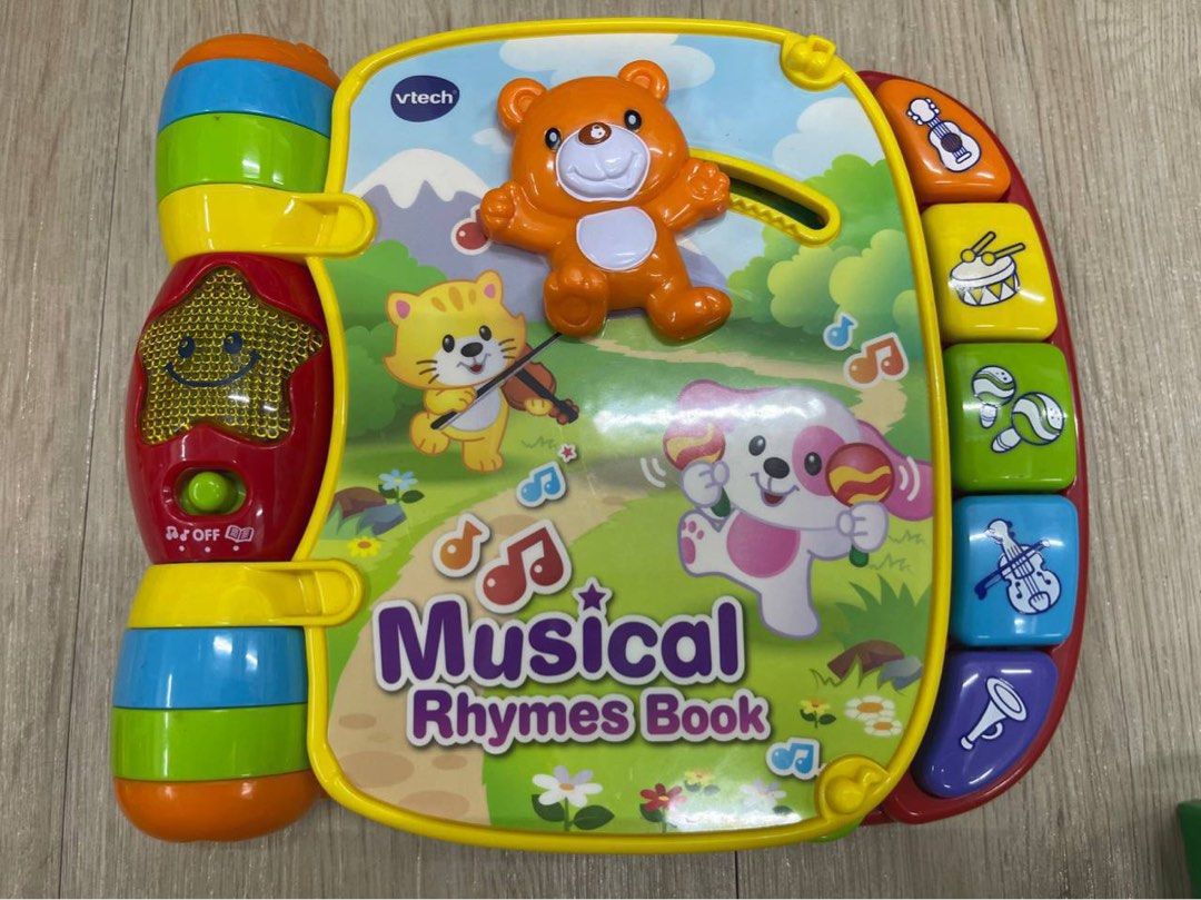VTECH MUSICAL RHYMES BOOK, Hobbies & Toys, Toys & Games on Carousell
