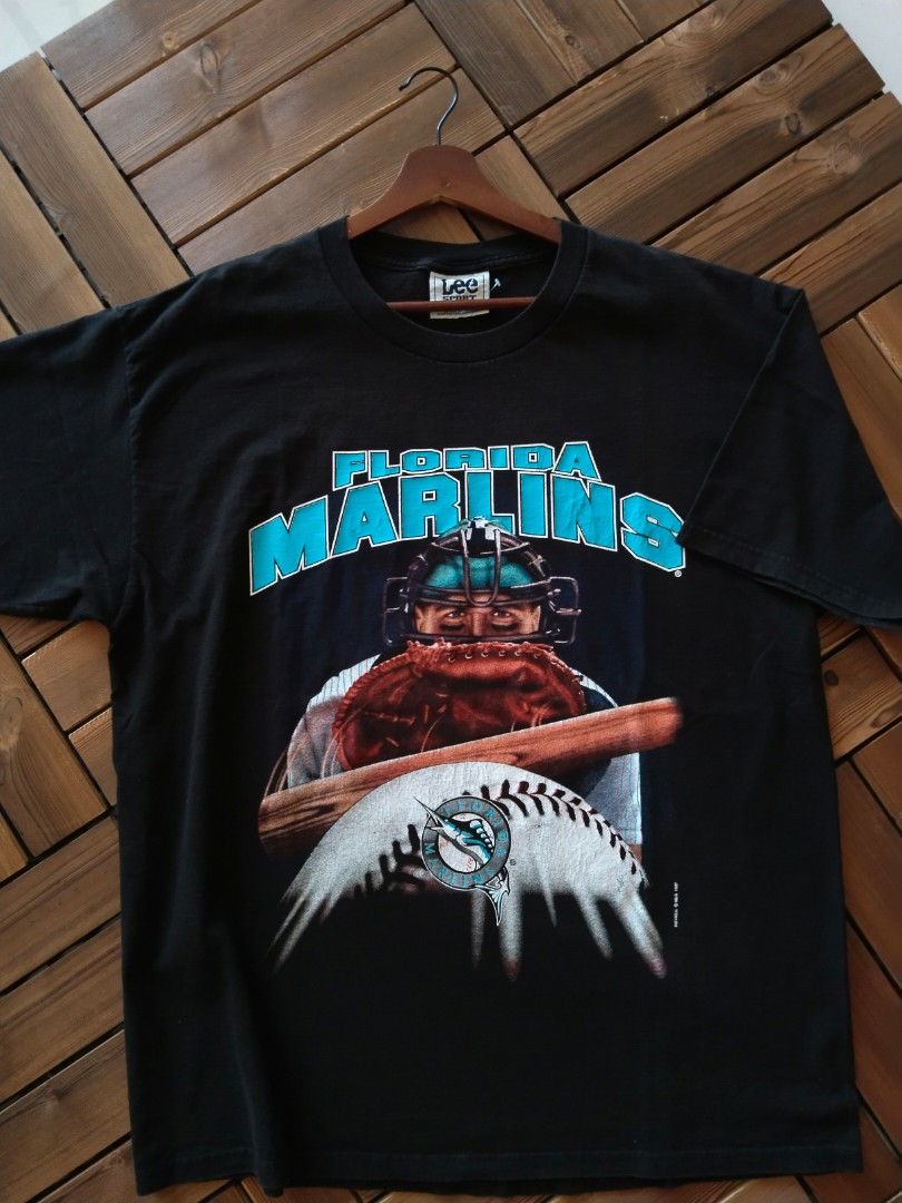 Vintage NUTMEG Florida Marlins Miami 90's T-Shirt XL